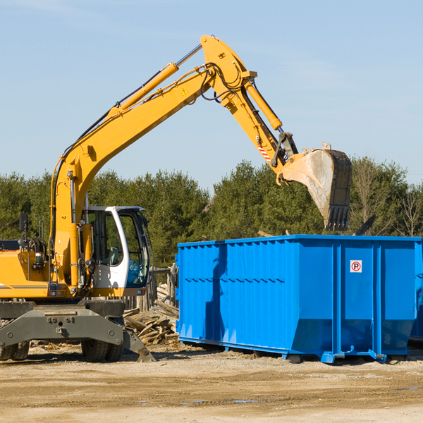 can i choose the location where the residential dumpster will be placed in Tiki Island